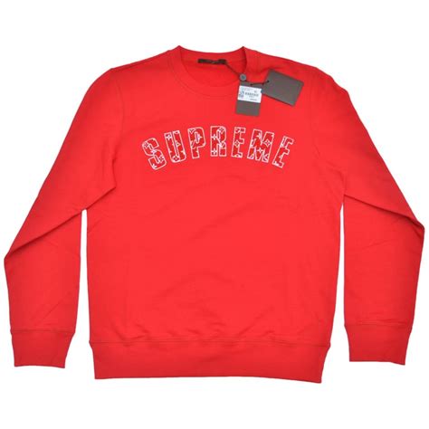 supreme louis vuitton crewneck retail price|Supreme Knitwear .